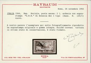 1943 - Soprastampati G.N.R. di ... 