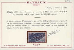 1943 - Soprastampati G.N.R. di ... 
