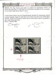 1943  - 2 lire ardesia, ... 