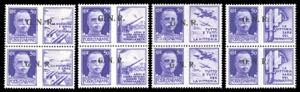 1943 - Soprastampati G.N.R. di ... 