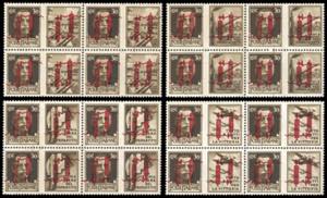 1944 - 30 cent. soprastampa fascio in rosso ... 