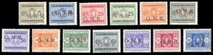 1943/44 - Soprastampati G.N.R., serie ... 