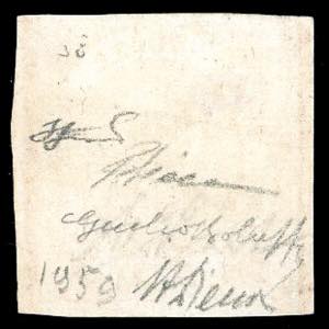 1858 - 50 grana rosa brunastro ... 