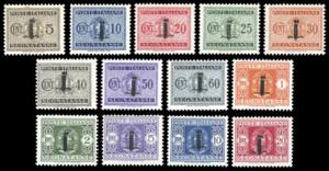 1944 - Soprastampati fascetto, serie ... 