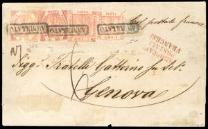 1860 - 50 grana rosa carminio ... 