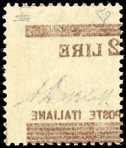 1945 - 2 lire su 25 cent., ... 