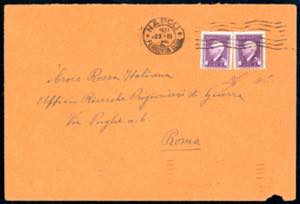 1946 - 2 lire marca da bollo con fasci, due ... 