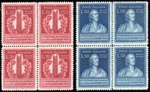 1949 - Volta, serie completa (611/612), ... 