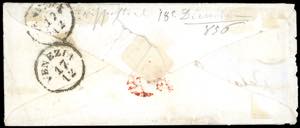 1856 - 45 cent. azzurro, III tipo, ... 