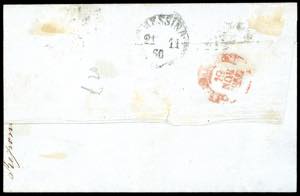 1860 - 10 grana carminio lillaceo, ... 