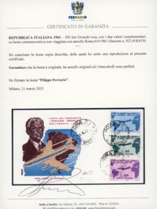 1961 - 205 lire Gronchi rosa, con ... 