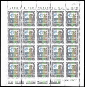 1978 - 4.000 lire Alti valori (1441), ... 