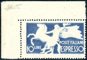 1945 - 10 lire Democratica, stampa ... 