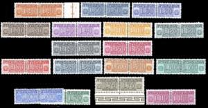 1955/81 - Filigrana stelle, serie completa ... 