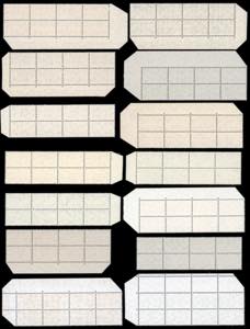 1955/79 - Filigrana stelle, serie ... 