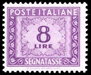 1956 - 8 lire, filigrana stelle (112), ... 