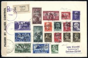 1946 - 5 lire Imperiale, soprastampa ... 