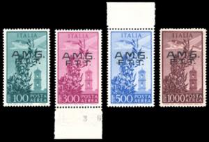 POSTA AEREA 1948 - Campidoglio, soprastampa ... 