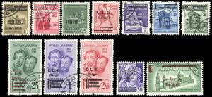 BARGE 1945 - Soprastampati, posta ordinaria, ... 