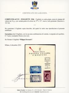 FOGLIETTI 1946 - Foglietto su ... 