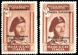 GOVERNO DI LONDRA POSTA AEREA 1954 - 2 z. ... 