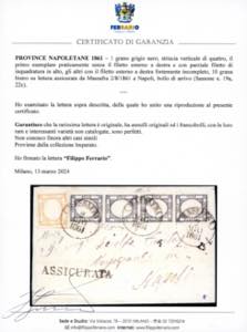 1861 - 1 grano grigio nero, ... 