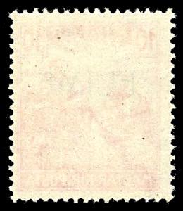 FIUME 1918 - 10 f. rosso, cifre ... 