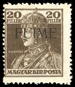 FIUME 1918 - 20 f. bruno, ... 