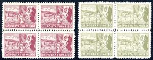 FIUME 1919 - 60 cent. e 10 cor. ... 