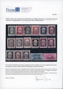 FIUME 1921 - Soprastampati ... 