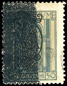 FIUME 1924 - 50 cent. soprastampato Regno ... 