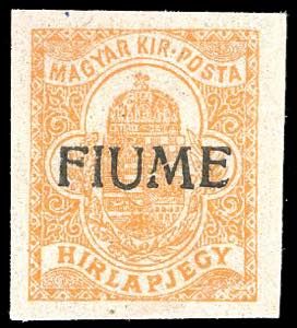 FIUME GIORNALI 1918 - 2 f. arancio, ... 