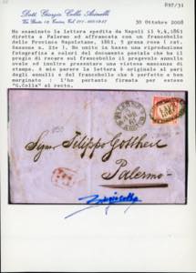 1861 - 5 grana rosa (21e), bella ... 