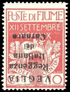 VEGLIA 1920 - 10 cent., entrambe le ... 