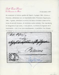 1862 - 5 grana carminio (21f), ... 