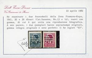 ZONA FIUMANO KUPA 1941 - ... 