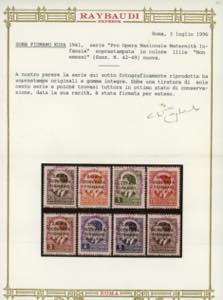 ZONA FIUMANO KUPA 1942 - Pro Opera ... 