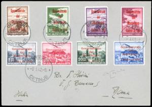 MONTENEGRO POSTA AEREA 1942 - Soprastampati ... 