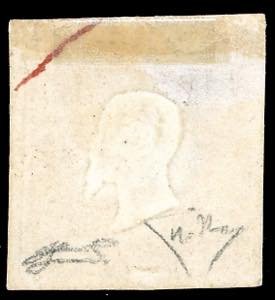 1861 - 5 grana vermiglio, falso ... 