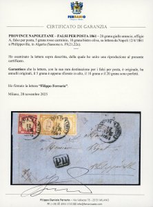 1861 - 20 grana giallo arancio, ... 