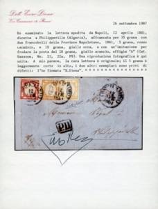 1861 - 20 grana giallo arancio, ... 