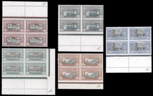 1924 - Manzoni, serietta di cinque valori ... 