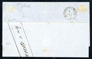 1861 - Falsi per posta: 20 grana ... 