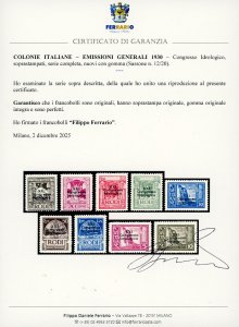 1930 - Congresso Idrologico, serie ... 