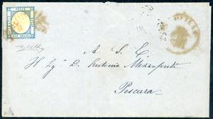 AQUILA, svolazzo + cerchio entrambi rossi ... 