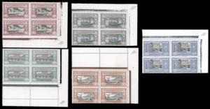 1924 - Manzoni, serietta di cinque valori ... 