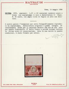 ESPRESSI 1935 - 1,25 lire su 60 ... 