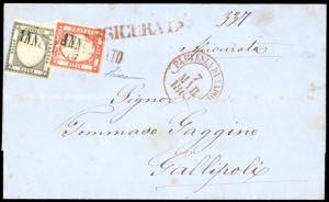 NAPOLI, annullato senza cartiglio in nero + ... 