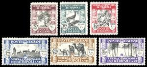1929 - III Fiera di Tripoli, serie completa ... 