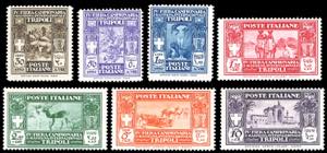 1930 - IV Fiera di Tripoli, serie completa ... 